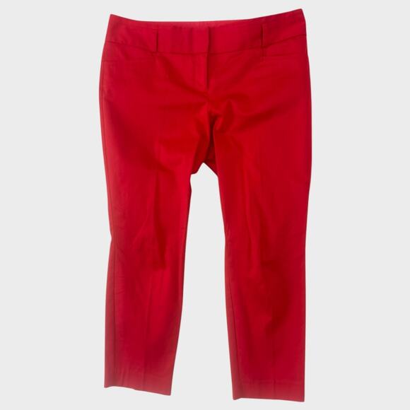 The Limited Drew Fit Size 10 Red Pants Cotton Spandex - Picture 1 of 9
